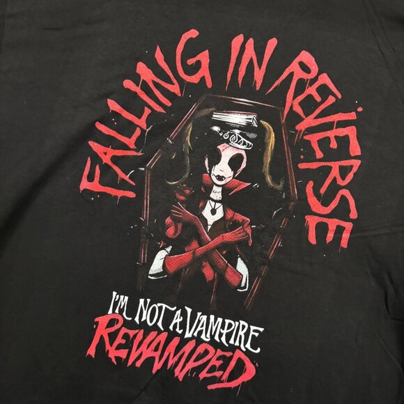 Falling In Reverse I Am Not A Vampire Revamped Rock T-Shirt Size 2XL - Picture 4 of 5